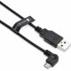 Кабель Micro USB з Г-подібним роз'ємом (1 м) Keple