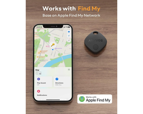 Смарт-трекери ATUVOS для пошуку речей з Apple Find My (4 шт.)