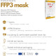 Одноразові маски FFP3 SV life (Комплект 20шт)