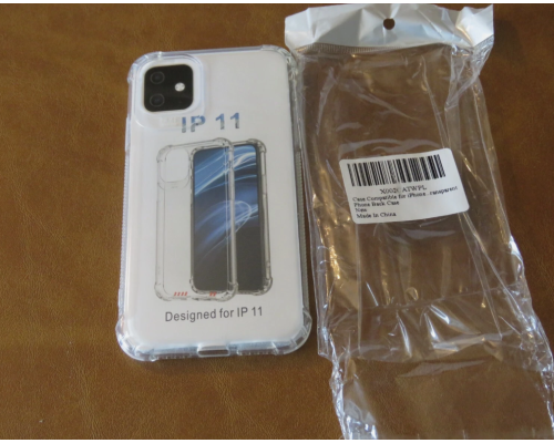 Прозорий силіконовий чохол для iPhone 11
