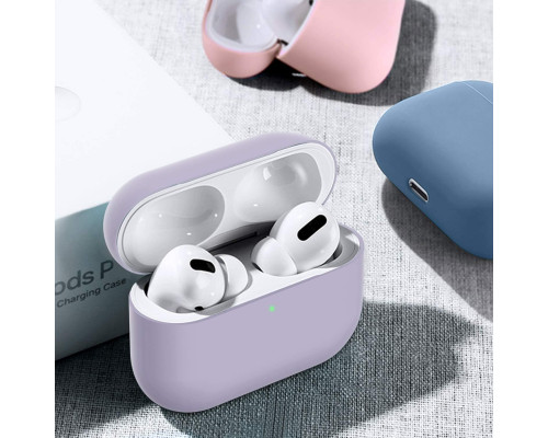 Силіконовий чохол для AirPods Pro (фіолетовий)