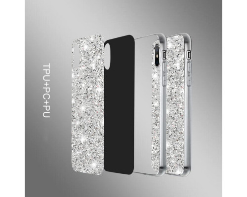 Силіконовий чохол з ефектом гліттера для Samsung Galaxy S20 FE