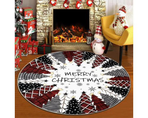 Килим U'Artlines Christmas Round Area Rug