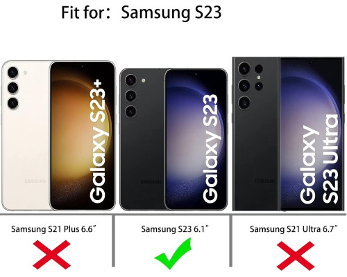 Чохол для Samsung Galaxy S23 з магнітним кільцем-підставкою