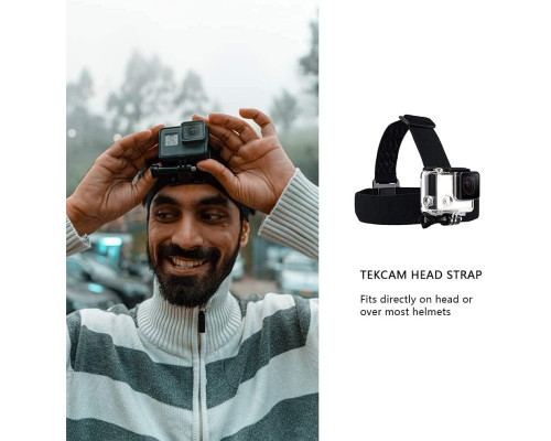Регульоване кріплення на голову для екшн камери TEKCAM