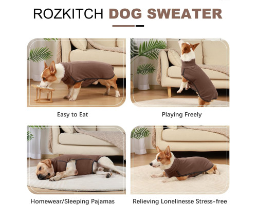 Флісовий светр для собак ROZKITCH (Розмір XL)