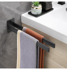 Подвійний настінний тримач для рушників Gsocel із нержавіючої сталі, 40 см