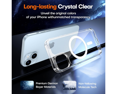 Прозорий MagSafe чохол для iPhone 15