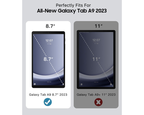Чохол TiMOVO для Galaxy Tab A9 (2023) з функцією підставки