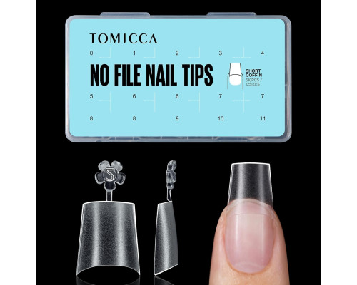 Накладні типси TOMICCA для нарощування нігтів (510шт)