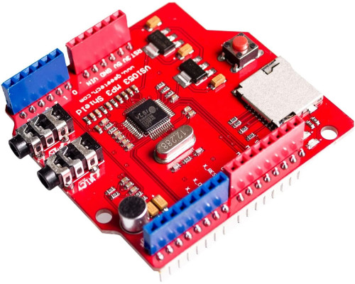 Стереоаудіомодуль для Arduino зі слотом для карти TF