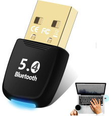 Bluetooth-адаптер для ПК (версія 5.4, радіус дії 20 м)