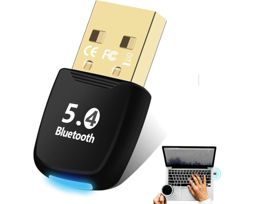 Bluetooth-адаптер для ПК (версія 5.4, радіус дії 20 м)
