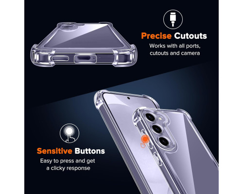 Прозорий чохол ivoler для Samsung Galaxy S24+ 5G / S24 Plus 5G