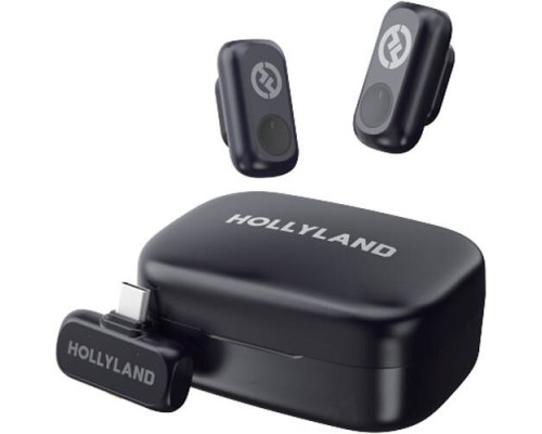 Бездротова петлична радіосистема Hollyland Lark A1 Duo для смартфонів і планшетів