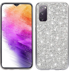 Силіконовий чохол з ефектом гліттера для Samsung Galaxy S20 FE