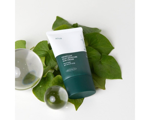 Сонцезахисний крем Anua Heartleaf Silky Moisture 50 мл