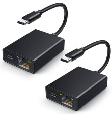 Мережевий адаптер Ethernet Micro USB RJ45 для ТВ стіків 2 штуки