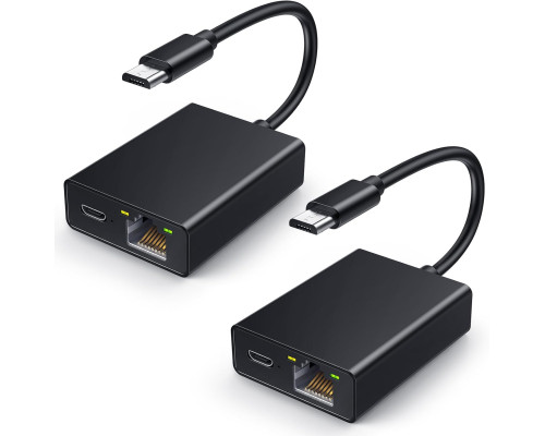 Мережевий адаптер Ethernet Micro USB RJ45 для ТВ стіків 2 штуки