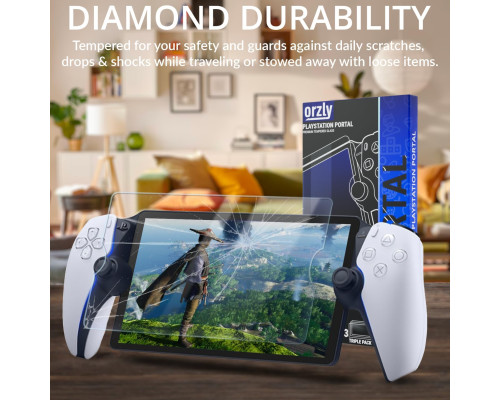 Захисне скло Orzly для PlayStation Portal (Комплект 4шт)