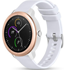 Ремінець 20 мм для годинників Garmin Vivoactive Venu Forerunner Fenix Instinct Vivomove White