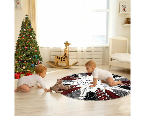 Килим U'Artlines Christmas Round Area Rug