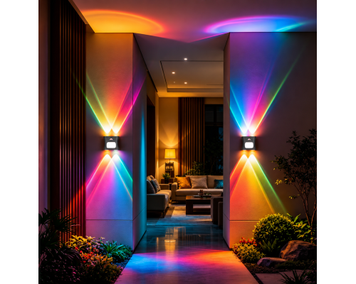Акумуляторний RGB-світильник з пультом дистанційного керування