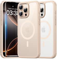 Магнітний чохол MagSafe для iPhone 16 Pro Max з захисним склом