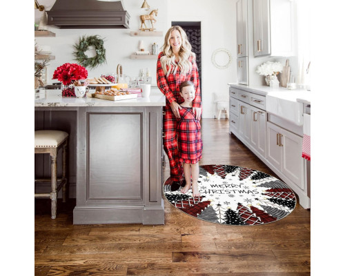 Килим U'Artlines Christmas Round Area Rug