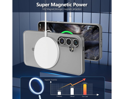 Захисний чохол для Samsung Galaxy S24 з MagSafe + захисне скло