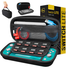 Портативний дорожній чохол Orzly для Nintendo Switch Lite з відділеннями для ігор та аксесуарів