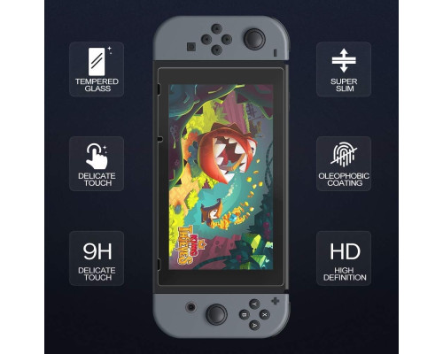 Захисне скло SEVENTHGO для Nintendo Switch (2017), комплект 2 шт
