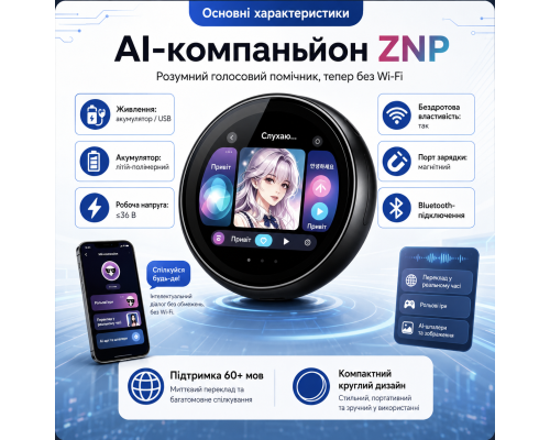 Електронний перекладач з підтримкою Bluetooth та LED-дисплеєм