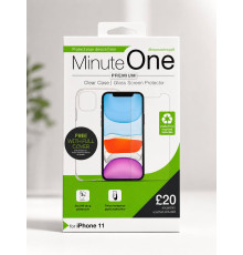 Комплект чохол та захисне скло Minute One для Iphone 11