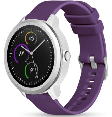 Ремінець 20 мм для годинників Garmin Vivoactive Venu Forerunner Fenix Instinct Vivomove Plum