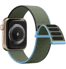 Ремінець нейлоновий на липучці для смарт-годинника Apple watch 38/40/41/42mm(Series 11/10 )