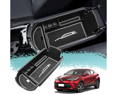 Органайзер у підлокітник Toyota C-HR 2016–2022 центральної консолі з нековзким килимком