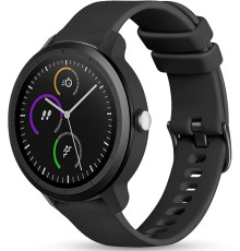 Ремінець 20 мм для годинників Garmin Vivoactive Venu Forerunner Fenix Instinct Vivomove Black