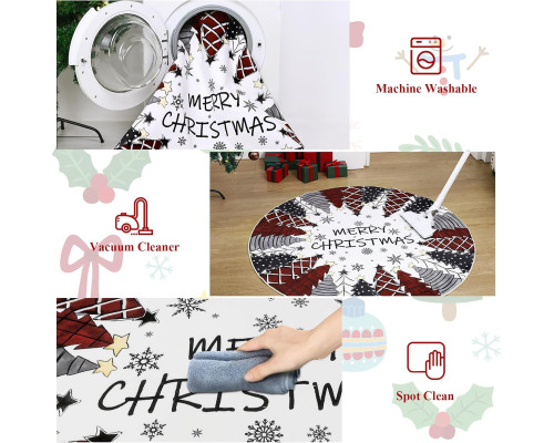 Килим U'Artlines Christmas Round Area Rug