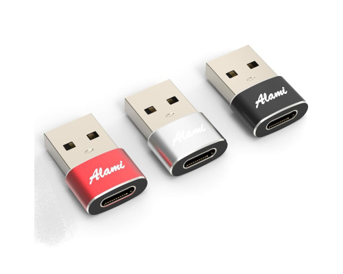 Комплект перехідників USB Type-A на USB Type-C для пристроїв Apple та Samsung 3 шт.