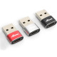Комплект перехідників USB Type-A на USB Type-C для пристроїв Apple та Samsung 3 шт.