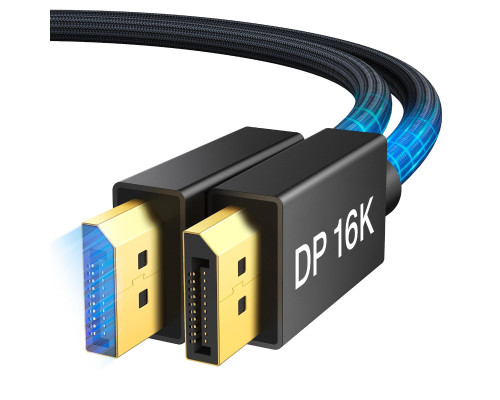 Кабель DisplayPort 2 м для ігрового монітора та відеокарти