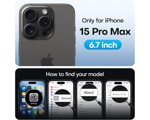 Захисне скло TAURI для iPhone 15 Pro Max із рамкою для автоматичного встановлення 3 шт
