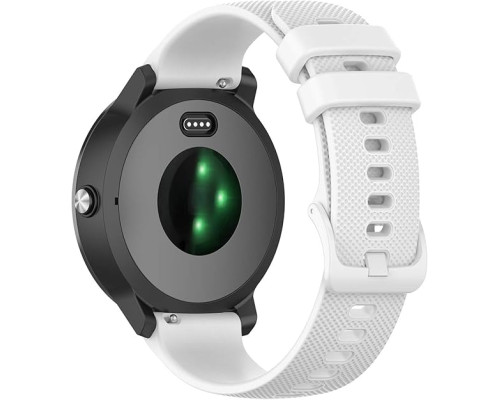 Силіконовий ремінець 20 мм для смарт-годинників Garmin, Galaxy Watch