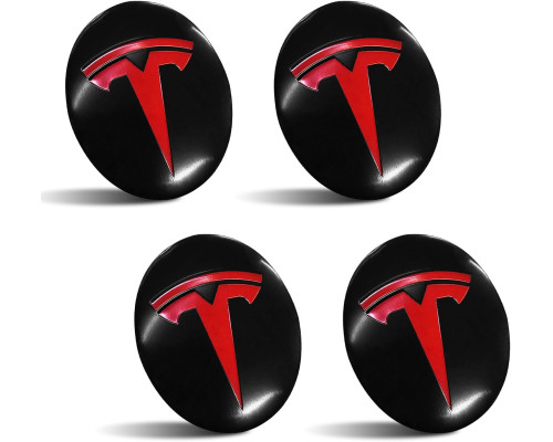 Захисні ковпачки на колісні диски Tesla Model 3/Model Y 56 мм