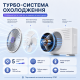 Портативний настільний вентилятор STNY з акумулятором 1200 мА·год та USB Type-C зарядкою