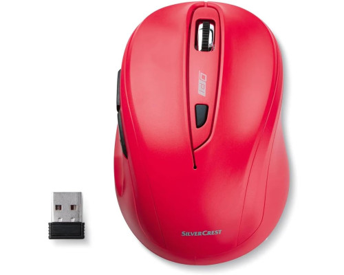 Бездротова миша Silver Crest SFM 4 C3 Червона