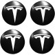 Набір ковпачків на колісні диски Tesla Model 3/Model Y 56 мм