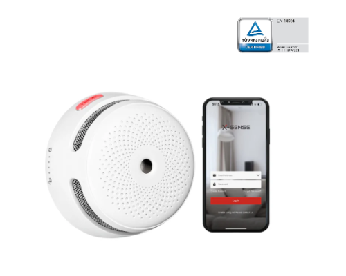 Датчик диму X-Sense XS01-WX Wi-Fi, зі звуковими та візуальними сповіщеннями