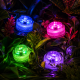 Підводні RGB LED світильники для басейну з пультом, на батарейках, комплект 4 шт